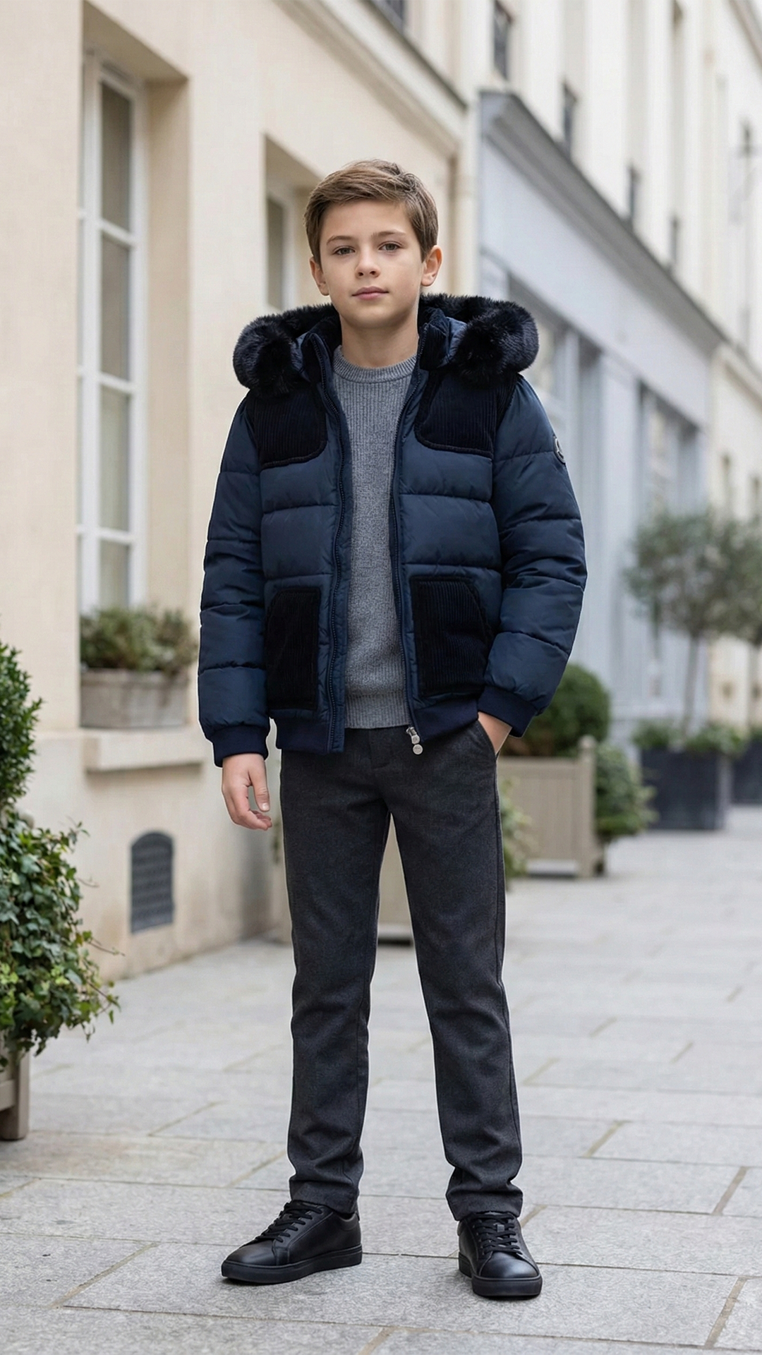 Erkek Çocuk Doudoune Mont