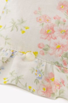 Kız Çocuk Çiçek Desenli Şapka