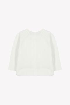 Kız Bebek Çiçek Nakışlı Coton Hırka