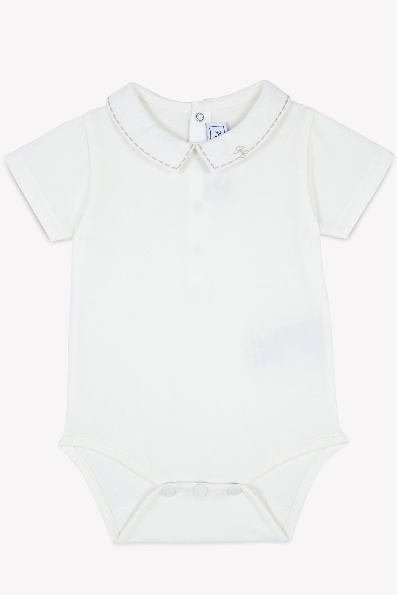 Erkek Bebek Keten Yakalı Ceremonie Body