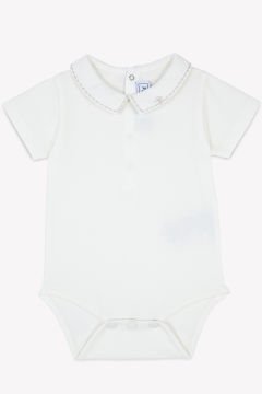 Erkek Bebek Keten Yakalı Ceremonie Body