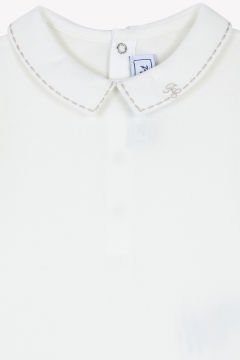 Erkek Bebek Keten Yakalı Ceremonie Body