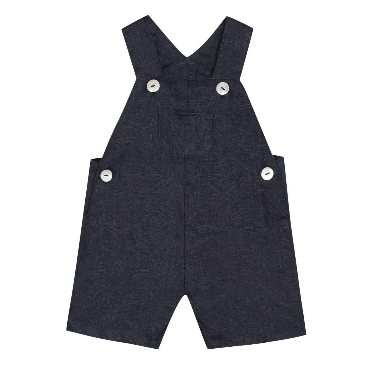 Erkek Bebek Keten Salopet