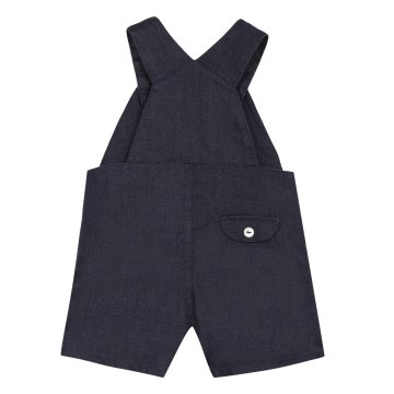 Erkek Bebek Keten Salopet