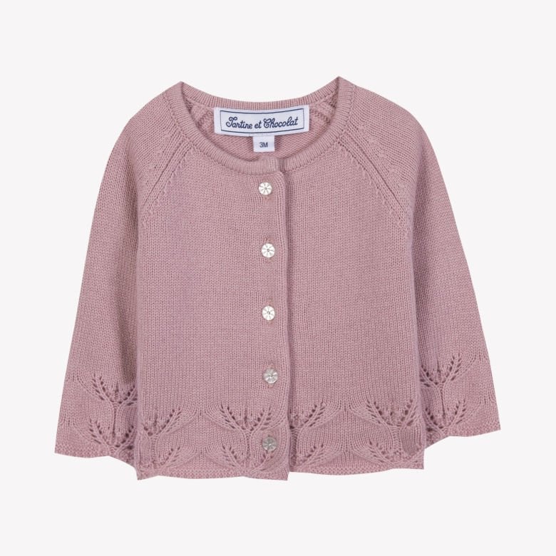 Kız Bebek Triko Hırka