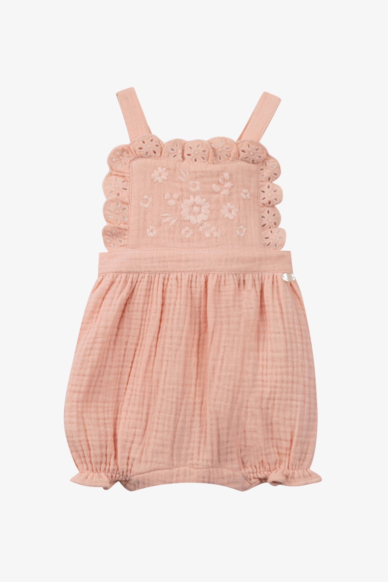 Kız Bebek Şortlu Kısa Tulum