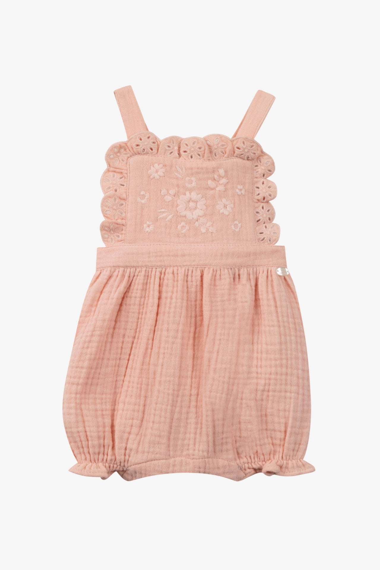 Kız Bebek Şortlu Kısa Tulum