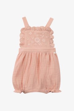 Kız Bebek Şortlu Kısa Tulum