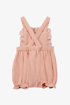 Kız Bebek Şortlu Kısa Tulum