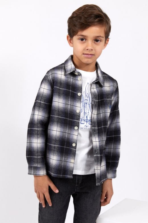 Erkek Çocuk Kareli Gömlek