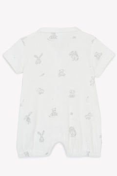 Erkek Bebek Şortlu Kısa Tulum