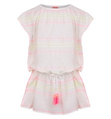 Kız Çocuk Çizgili Koton Elbise