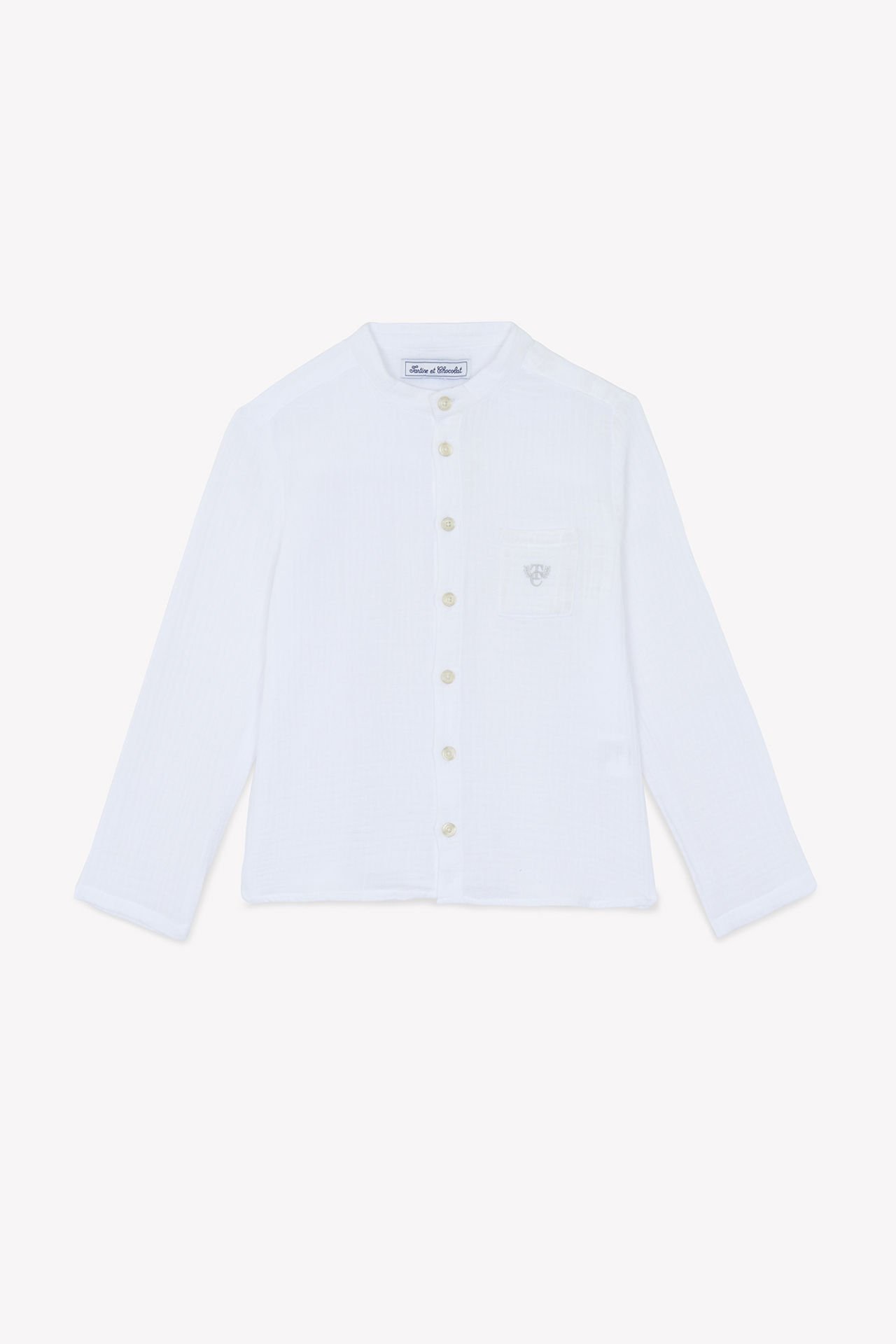 Erkek Çocuk Hakim Yaka Uzun Kollu Koton Gömlek