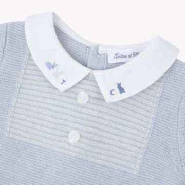 Erkek Bebek Yün Combilong