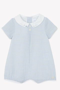 Erkek Bebek Şortlu Kısa Tulum