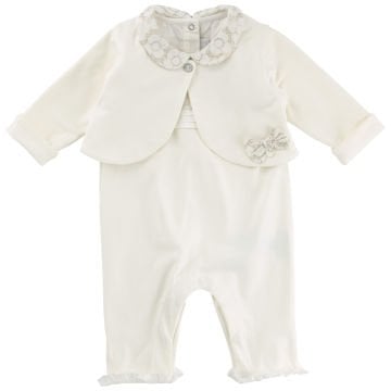 Kız Bebek Tulum + Ceket Set