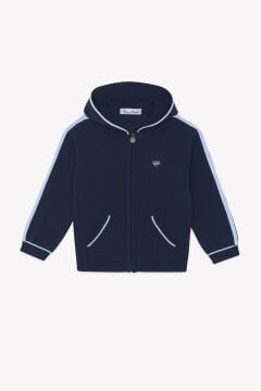 Erkek Çocuk Marine Kapüşonlu Hırka
