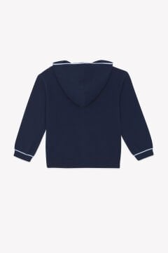 Erkek Çocuk Marine Kapüşonlu Hırka
