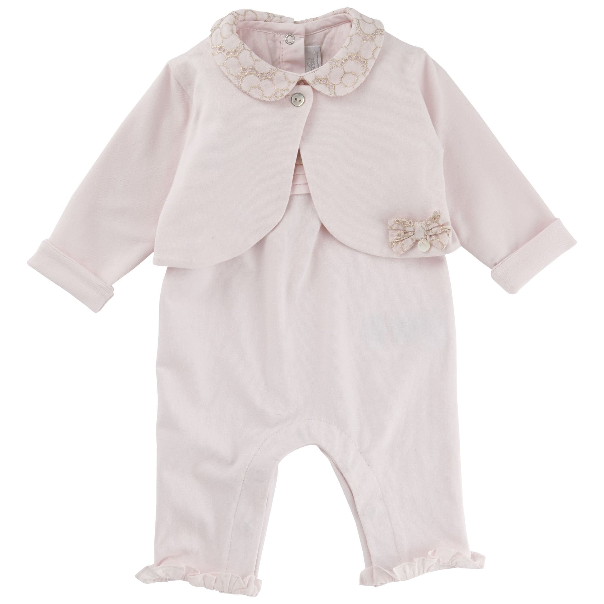 Kız Bebek Tulum + Ceket Set