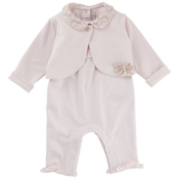 Kız Bebek Tulum + Ceket Set