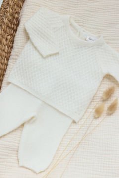 Erkek Bebek Kaşmir Kazak + Pantalon Takım