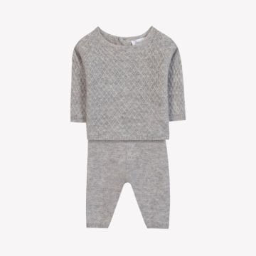 Erkek Bebek Kaşmir Kazak + Pantalon Takım