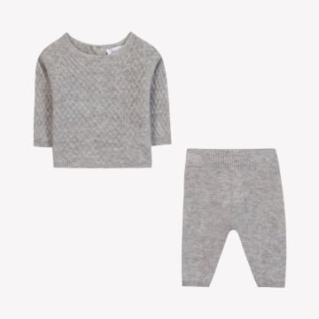 Erkek Bebek Kaşmir Kazak + Pantalon Takım