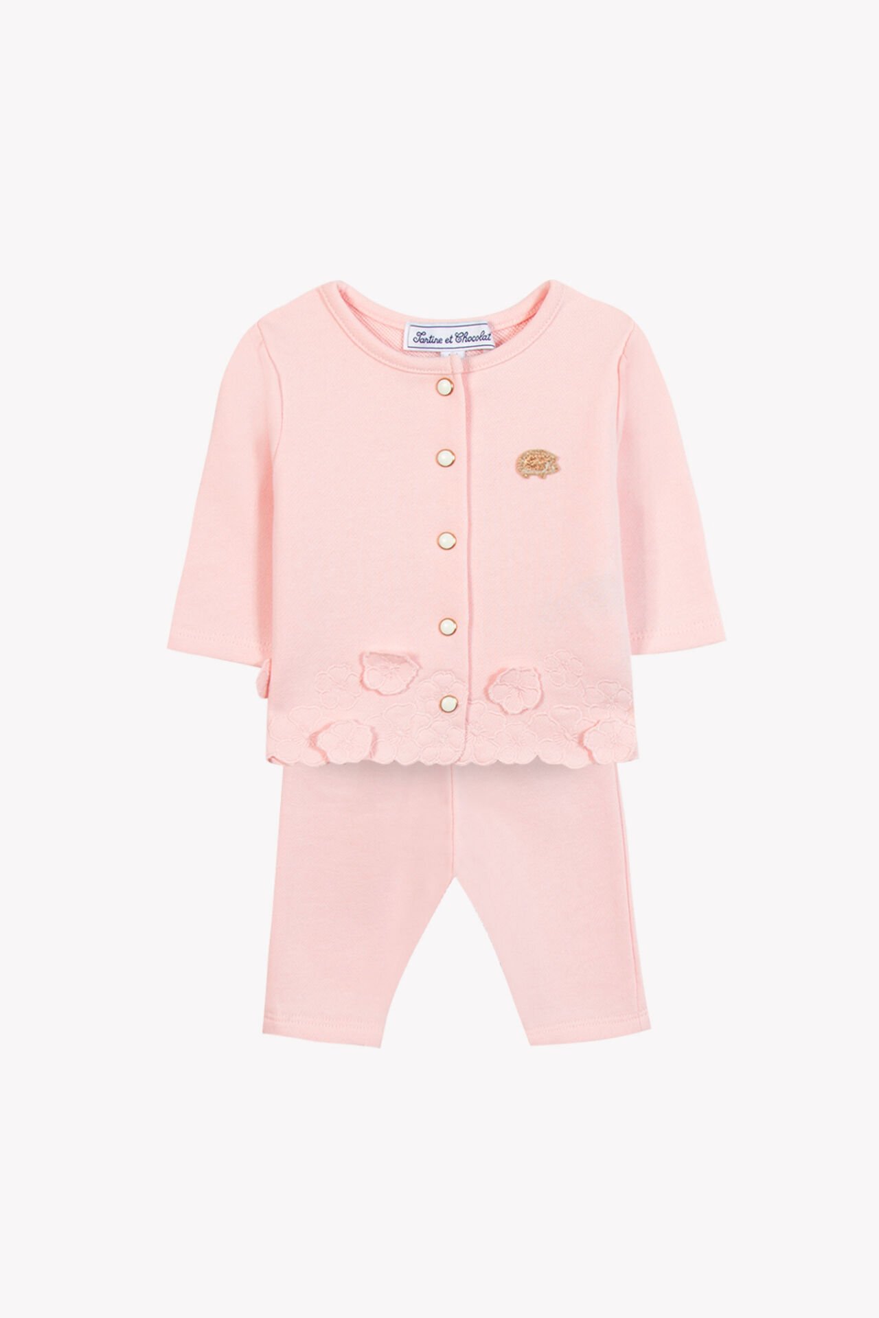 Kız Çocuk Pembe Coton Jogging