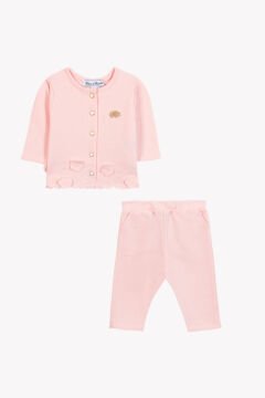Kız Çocuk Pembe Coton Jogging