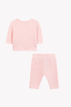 Kız Çocuk Pembe Coton Jogging