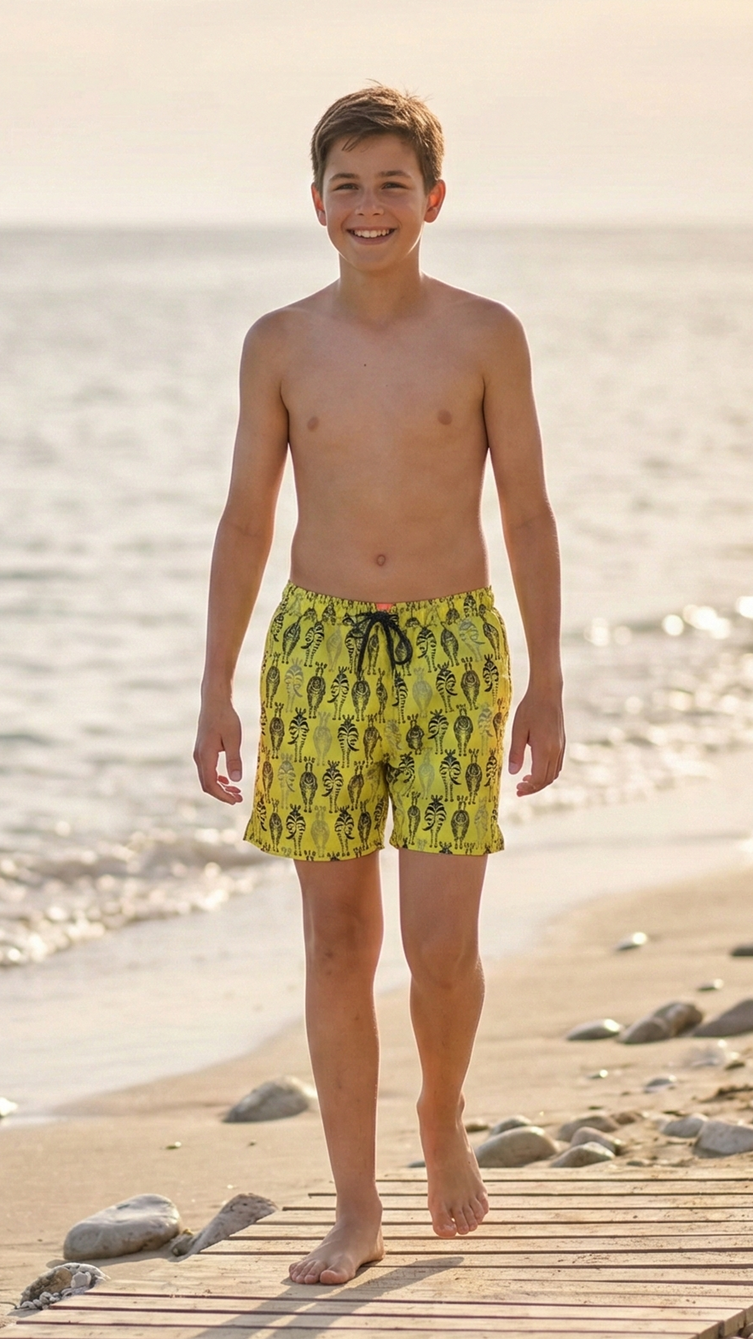 Erkek Çocuk Şort Mayo Zebra