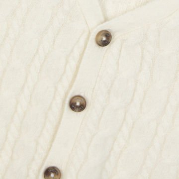 Erkek Bebek Saç Örgülü Kaşmir Hırka