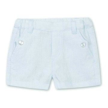 Erkek Bebek Keten Şort