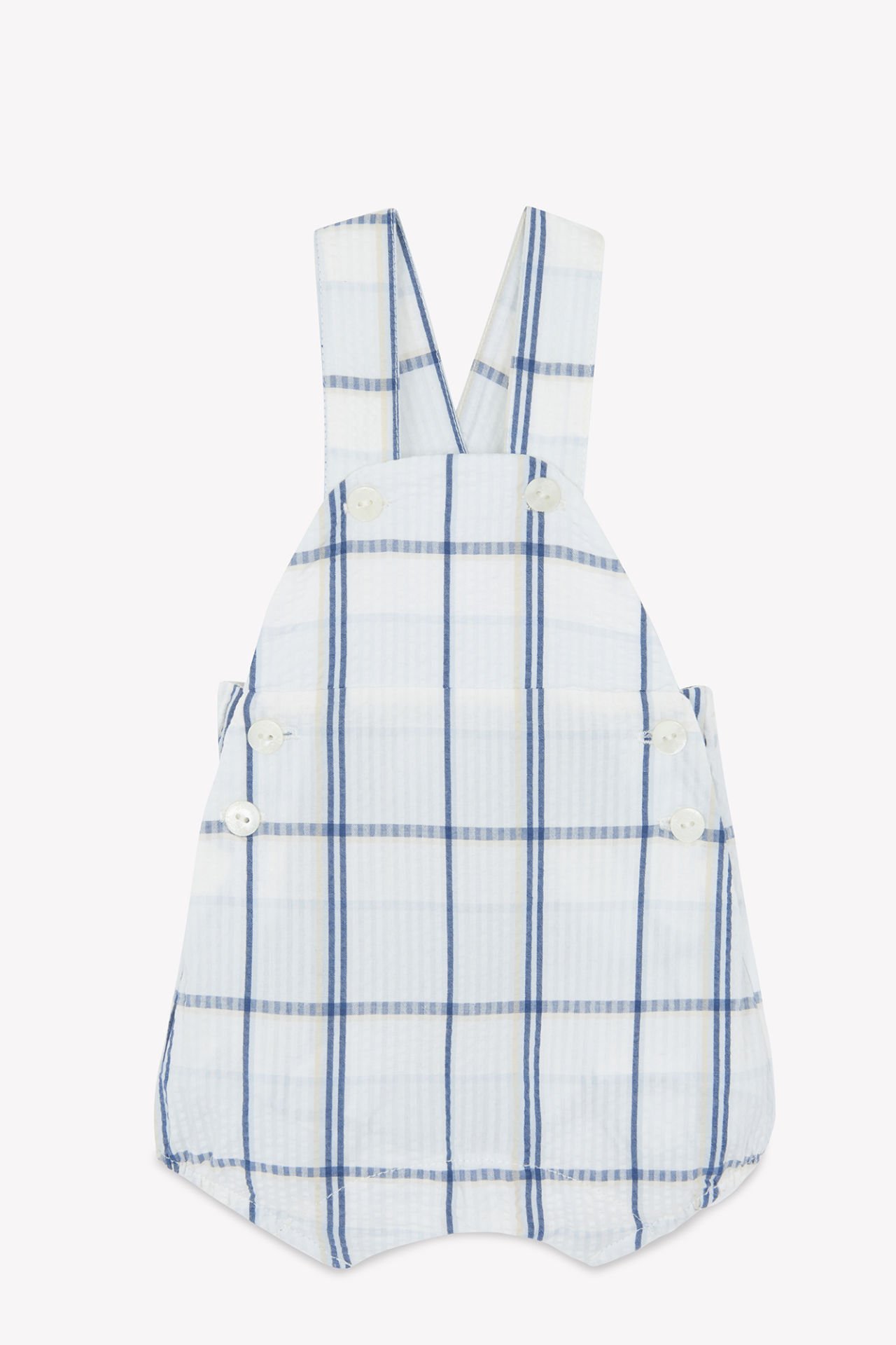 Erkek Bebek Çizgili Coton Salopet