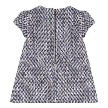 Kız Bebek Kısa Kollu Cepli Elbise