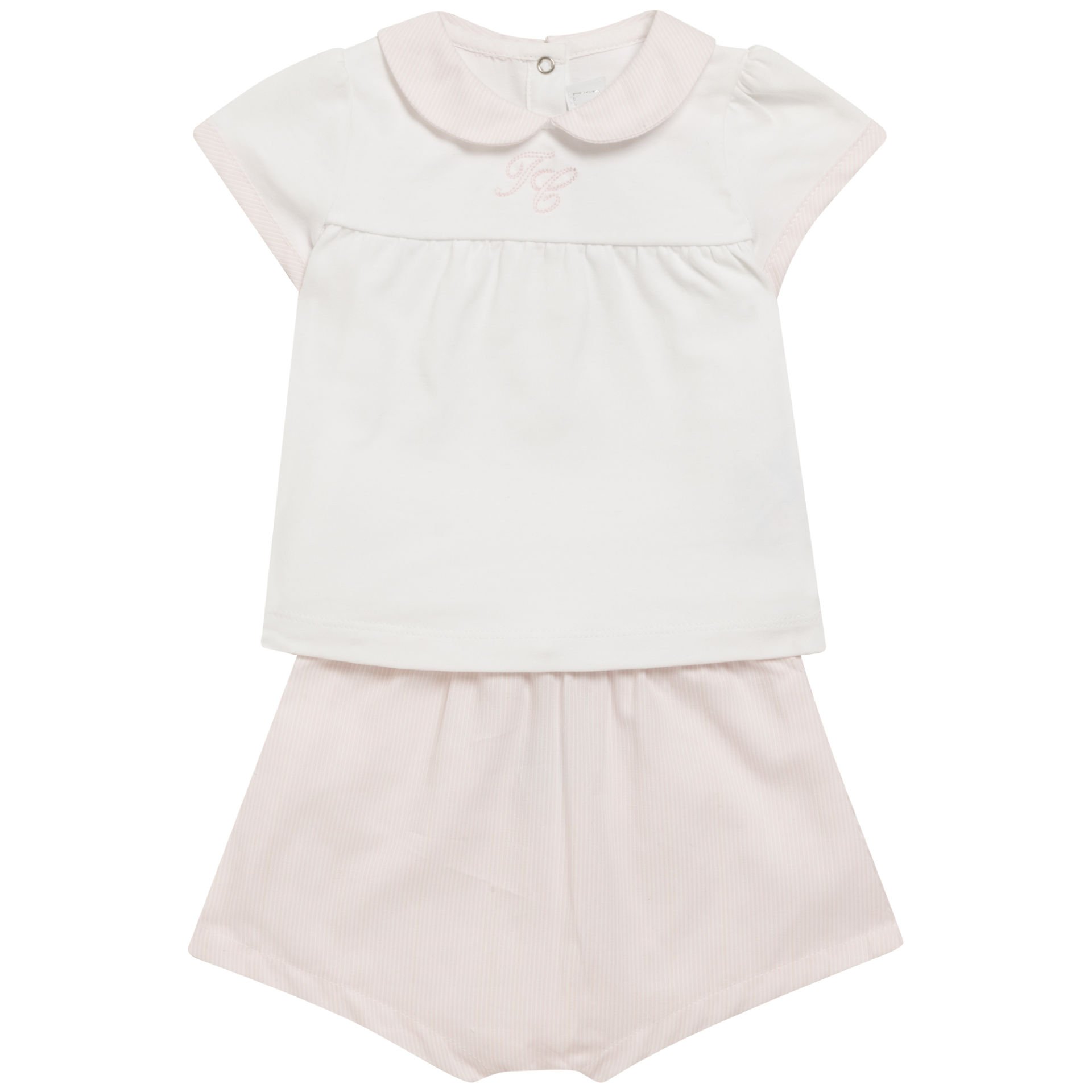 Kız Bebek Şortlu Pijama Takımı