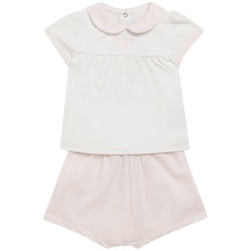 Kız Bebek Şortlu Pijama Takımı