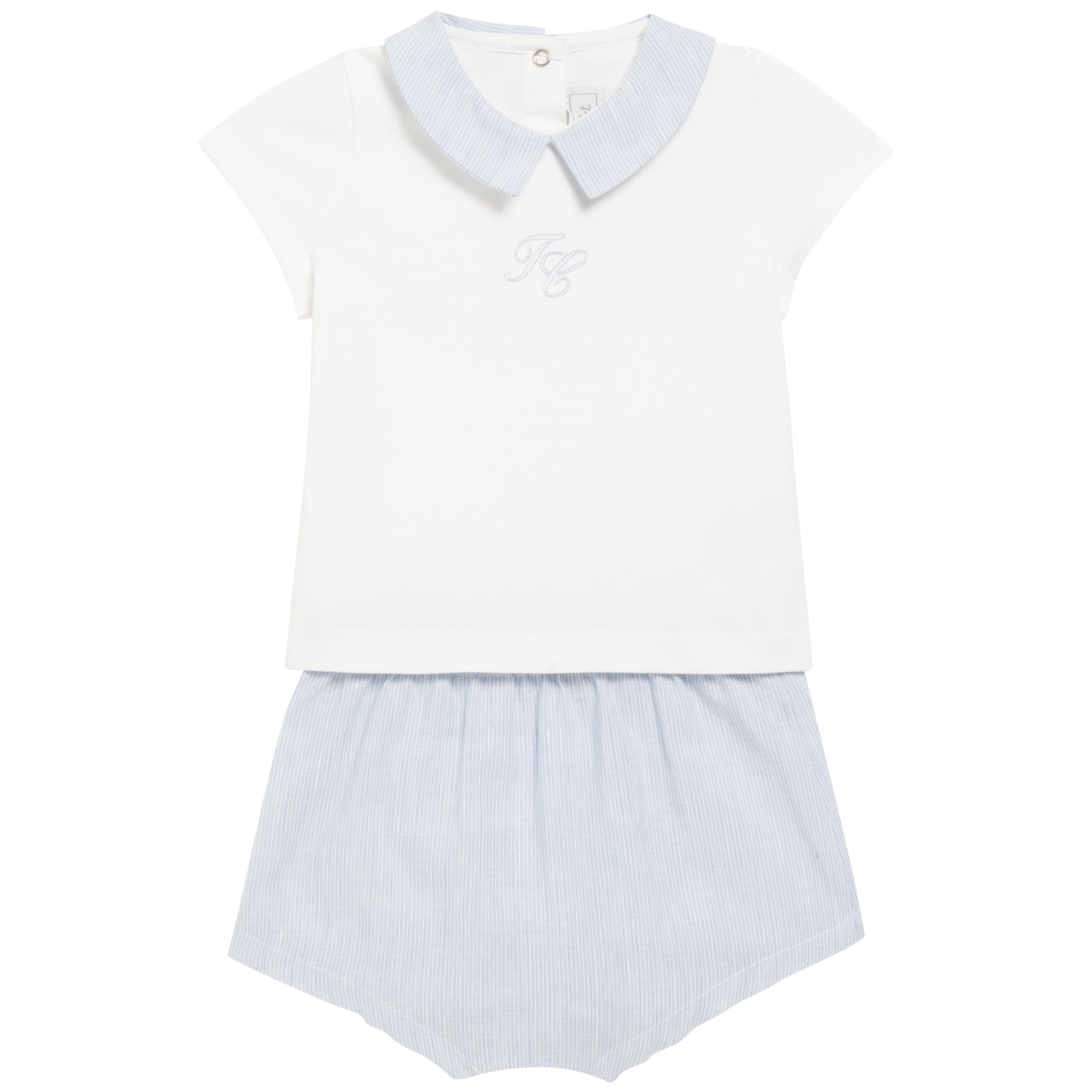 Erkek Bebek Şortlu Pijama Takımı