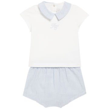 Erkek Bebek Şortlu Pijama Takımı