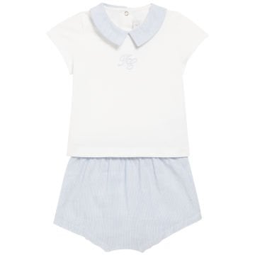 Erkek Bebek Şortlu Pijama Takımı