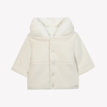 Bebek Muflonlu Triko Manto