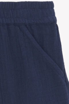 Erkek Çocuk Marine Rahat Coton Pantalon