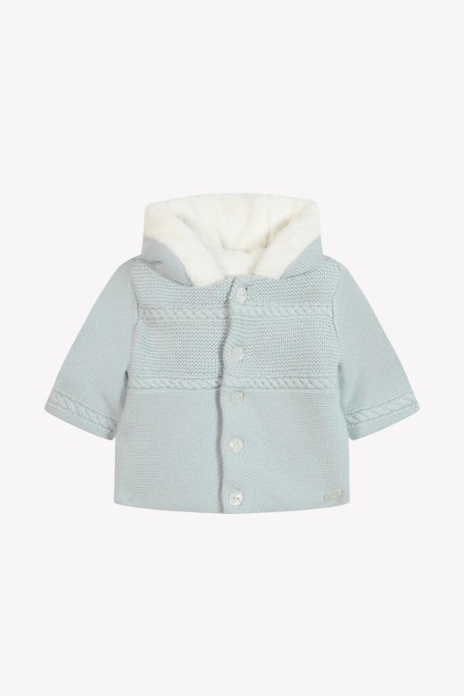 Erkek Bebek Muflonlu Triko Manto