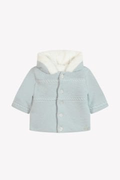 Erkek Bebek Muflonlu Triko Manto