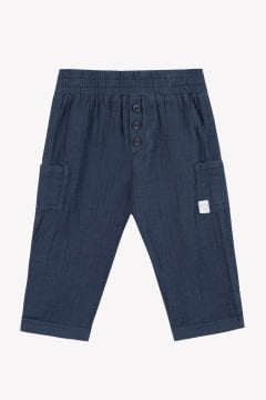 Erkek Bebek Beli Lastikli Coton Pantalon