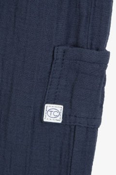 Erkek Bebek Beli Lastikli Coton Pantalon