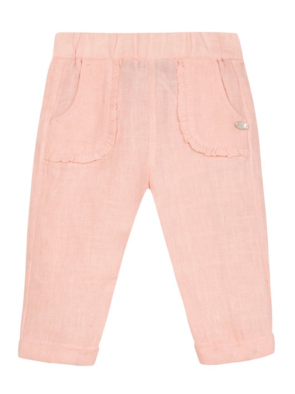Kız Bebek Keten Pantalon