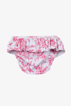 Kız Bebek Çiçek Desenli Tek Alt Mayo