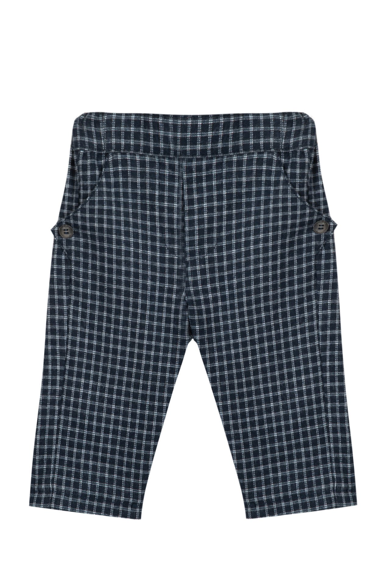 Erkek Bebek Kareli Pantalon
