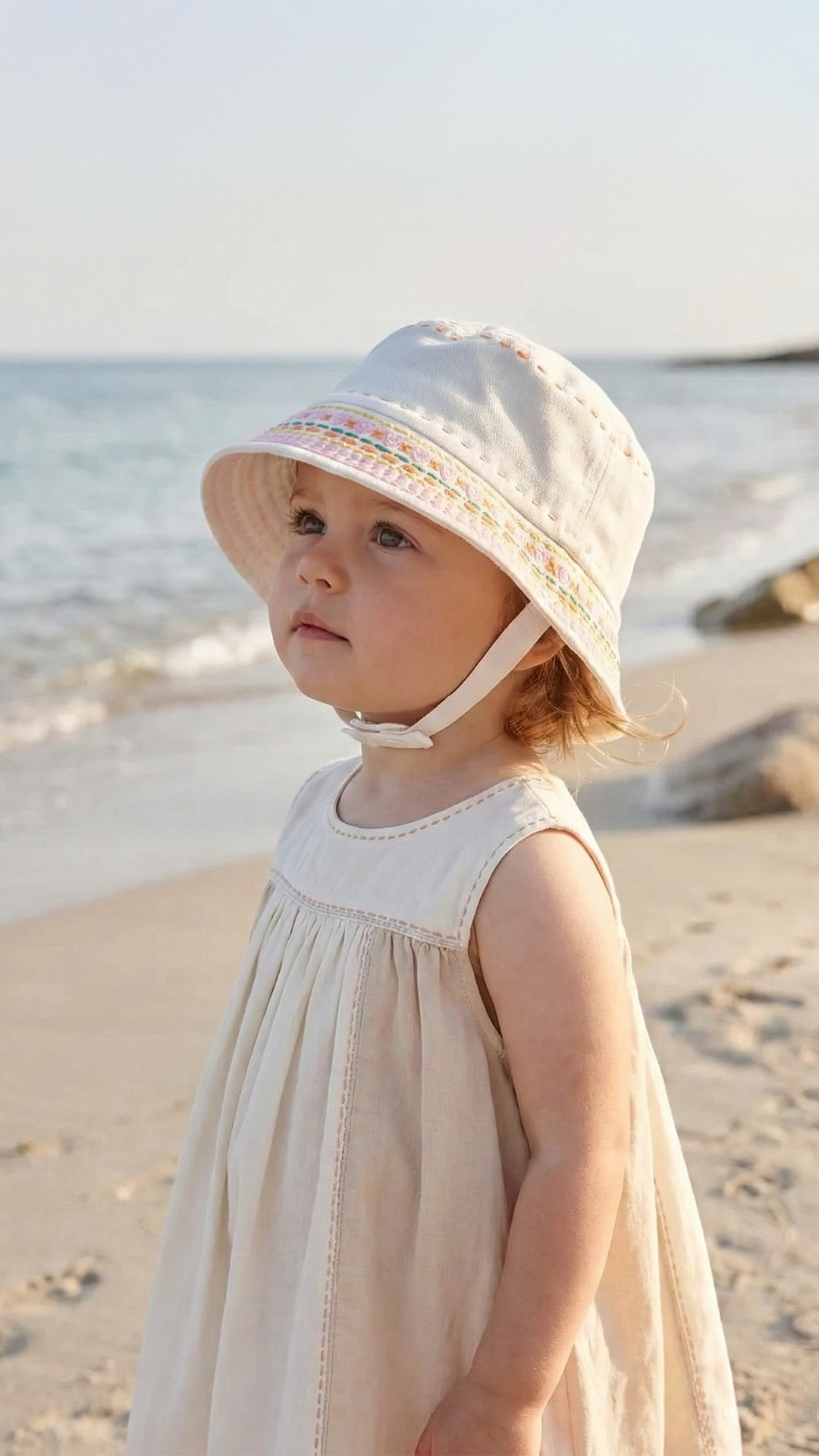 Kız Bebek Koton Şapka